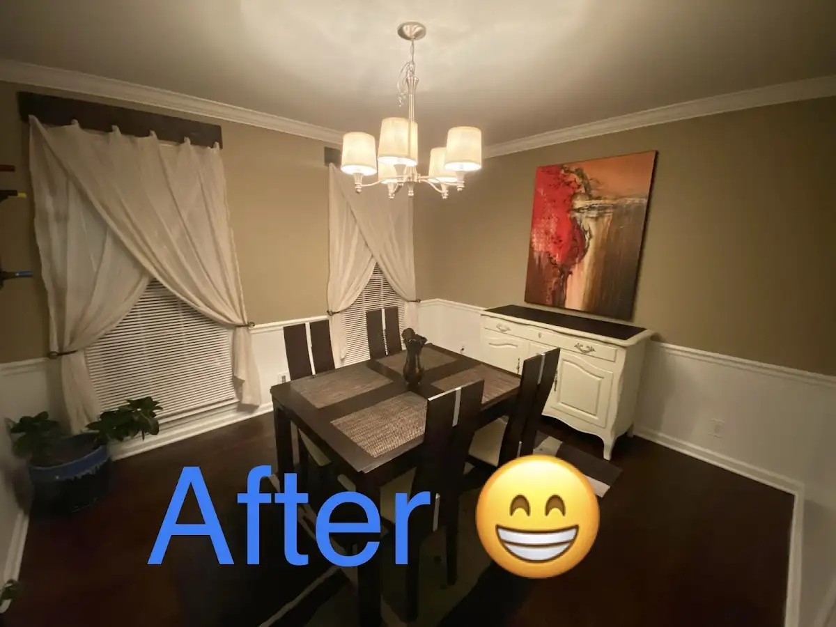 Professional dining room restoration after water damage in Atoka